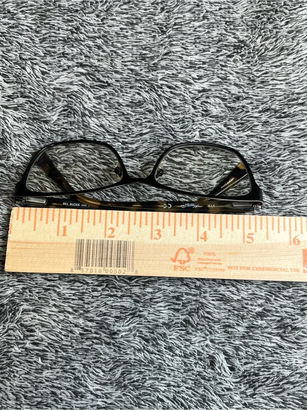 Kenneth Cole Black Tortoise Eyeglasses Frames 53mm